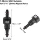 7.89Mm To 8Mm Straight Car Fuel Hose Quick Release Connector 2 Set
