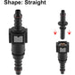 7.89Mm To 8Mm Straight Car Fuel Hose Quick Release Connector 2 Set