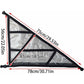 Ceiling Cargo Net - Triangle Car Ceiling Cargo Net Pocket Storage Net - Adjustable Double Layer Mesh ROof Organizer