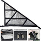 Ceiling Cargo Net - Triangle Car Ceiling Cargo Net Pocket Storage Net - Adjustable Double Layer Mesh ROof Organizer
