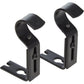 Adjustable Curtain ROd Wall Bracket, 2 Pack, Black