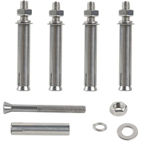 M8X80Mm Hex Expansion Bolts 304 Stainless Steel Expansion Screws Heavy Duty Concrete Anchors Fixing Screws For Wall