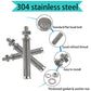 M8X80Mm Hex Expansion Bolts 304 Stainless Steel Expansion Screws Heavy Duty Concrete Anchors Fixing Screws For Wall