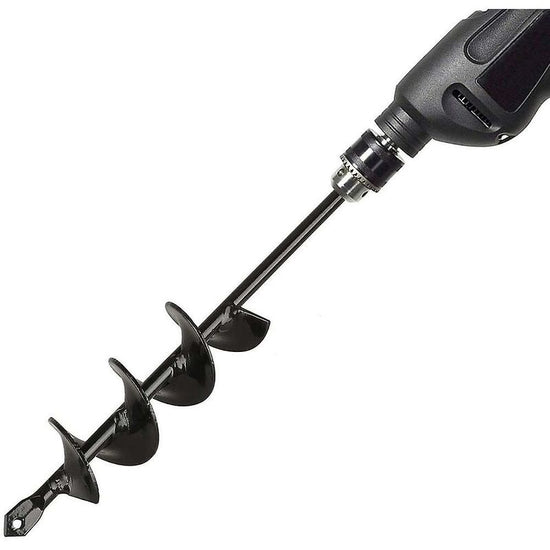 Garden Auger, Spiral Drill Gardening Tool For Planting Trees/Shrubs/Twist Drill/Planting Auger - 4×22Cm