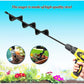 Garden Auger, Spiral Drill Gardening Tool For Planting Trees/Shrubs/Twist Drill/Planting Auger - 4×22Cm