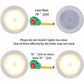 Wireless LED Motion Sensor Light For Closet, Stairs, Hallway, Kitchen, Bedroom (6 pcs) (White Shell (Warm Light)