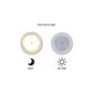 Wireless LED Motion Sensor Light For Closet, Stairs, Hallway, Kitchen, Bedroom (6 pcs) (White Shell (Warm Light)