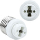 4X Lamp Socket Adapter E27 To G9 In White - 4 pcs Set Reformatting Converters For Lamp Sockets For Incandescent, LED,