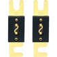 2 Pack Anl Fuse - 80A - For Car Audio System - Black And Gold