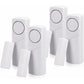Door And Window Alarm - Pack Of 4 Wireless Intruder Alarms - Home Security Against Burglary - Magnetic Operation - 90 Db