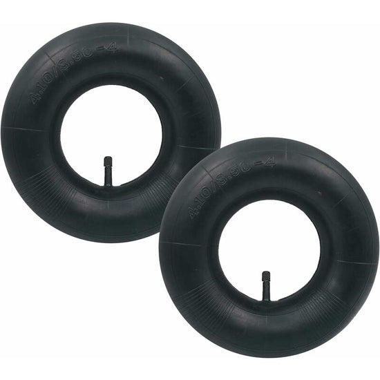 2 pcs 4.10/3.50-4 Inner Tube Tire Tr-13 Straight Valve For Hand Truck, Trolley, Hand Cart, Garden Cart, Lawn Mower