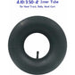 2 pcs 4.10/3.50-4 Inner Tube Tire Tr-13 Straight Valve For Hand Truck, Trolley, Hand Cart, Garden Cart, Lawn Mower