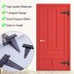 6 pcs Black T-Hinge Barn Door Hinge 4 Inch Exterior T-Hinges With 36 Screws Iron Door Hinges Heavy Duty Hinges For