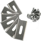 30 pcs Stainless Steel Lawn Mower Blades For Husavarna 35.8 X 18.5 X 0.65Mm (Silver)
