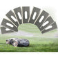 30 pcs Stainless Steel Lawn Mower Blades For Husavarna 35.8 X 18.5 X 0.65Mm (Silver)