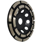Diamond Grinding And Sanding Disc, 125Mm X 22.23Mm Double ROw Diamond Abrasive Wheel, For Grinding Screed, Concrete