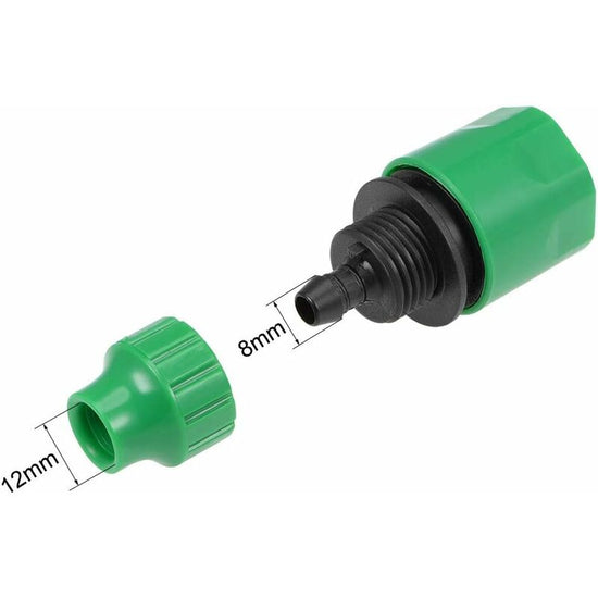 Quick Connector Hose Pipe Adapter 8Mm Inner Diameter Pipe Fitting For Garden Irrigation System 5 pcs