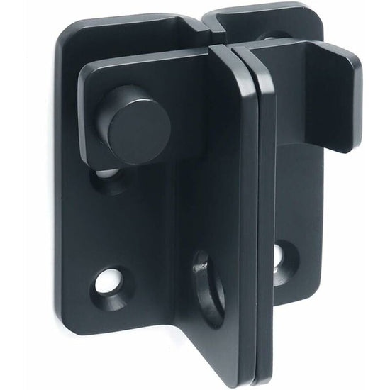 Sliding Door Lock Padlock Hasp Door Lock Latch Buckle Hook Anti-Theft, Stainless Steel Matte Black Finish, Ems3005-B