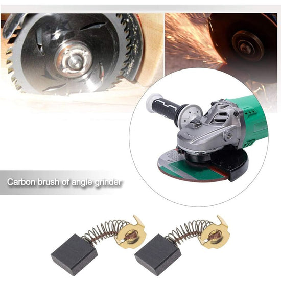 Pair Carbon Brushes 999044 Angle Grinder Brushes 7X17Mm Compatible With Hitachi G18Se2 G18Sr G23Sc2 G23Sr G23Sf