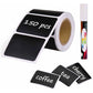 150 pcs Reusable Kitchen Organizer Labels Stickers Kit With Liquid Chalk Markers, Removable Blackboard Labels For