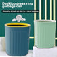 2 pcs 15X12.5Cm Small Desktop Trash Can Mini Trash Can Office Mini Trash Can Kitchen Small Trash Can For Home Living