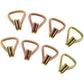 8X Heavy Duty Double J Hooks For Strap Maximum Breaking Strength 1000Kg