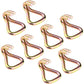 8X Heavy Duty Double J Hooks For Strap Maximum Breaking Strength 1000Kg