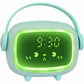 Kids Digital Alarm Clock For Girls Boys, Angel Digital Alarm Clock With Lights And Snooze Function (Green)