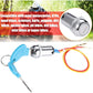 2 Wire Ignition Switch, Key Start Switch With 2 On-Off Buttons For Electric Scooter Atv Moped Go Kart