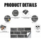 Kitchen Tile Stickers, 12 Pieces Self-Adhesive Tile Sticker Waterproof Pvc Tile Stickers Self-Adhesive Wall Tile