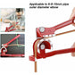 Tube Bender, 3 In 1 Tube Bender 6Mm/8Mm/10Mm Copper Tube Bender Copper Tube Cutter 180° Heavy Duty Manual Tube Bender