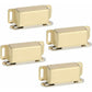 Magnetic Door Catches For Drawers Or Cabinets Door Closure, Stainless Steel Gold Finish, 4 pcs, Ecat001G-4P-Fr