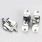 3D Invisible Hinge. Satin Stainless Steel. 2 Pieces, 2395Mm (Left + Right)