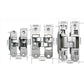 3D Invisible Hinge. Satin Stainless Steel. 2 Pieces, 2395Mm (Left + Right)