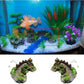 Aquarium Bridge Ornament,Fish Tank Landscape Decor Aquarium Resin Bridge Fish Tank Arch Pavilion Tree Garden Aquarium