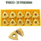 30 pcs Cnmg 431 + Wnmg 431 + Tnmg 331 Cnc Indexable Solid Carbide Blades For Lathe Turning Tool Holder.