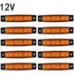 Truck Side Marker Lights 10 pcs LED Side Marker Lights Side Marker Lights Dc 12V LED Side Marker Lights Lamp Truck