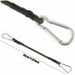 2 Pack 30Cm Heavy Duty Mini Bungee Cords With Carabiner For Camping, Luggage, Travel