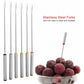 6 pcs Fondue Forks, Stainless Steel Fondue Forks, Chocolate Fondue Forks For Fruit Barbecue Pot Fork Fondue Skewers