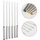 6 pcs Fondue Forks, Stainless Steel Fondue Forks, Chocolate Fondue Forks For Fruit Barbecue Pot Fork Fondue Skewers