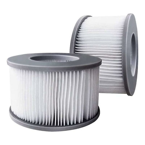 2 Pack Replacement Filters For Mspa - Cartridge Pump For Swimming Pools, Hot Tubs And Spas