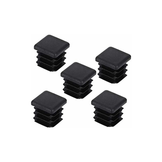 Decareta 20 pcs Chair Leg Cap, Square Pipe Cap, Plastic Square Post Cap For Furniture Feet Trampoline Cabinet Shelf