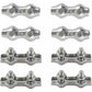 M2 Duplex Cable Clips 304 Stainless Steel Duplex Cable Clips For Wire ROpe Clotheslines Sun Sails Hanging Patio Fixed 8