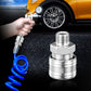 1/4" Bsp Pneumatic Quick Connector, 10 Pieces European Air Compressor Fitting, Compressor Connector For Pneumatic Hose