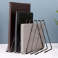 Metal Bookends, Metal Magazine Holder, Record Holder, For Books And Documents In Study, Office And Bedroom (Black)