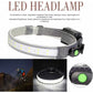 LED Headlamp, 350 Lumens, Waterproof Wide Beam Headlamp With 3 Modes Headband For Outdoor Running Hiking