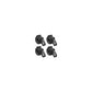 25Mm Buckle Strap Ratchet Strap 4 Pieces Plastic Tightening Strap Tie Down Strap For Packing Suitcase Moving Luggage