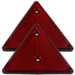 2 pcs Set Screw-On Triangle Trailer Reflectors