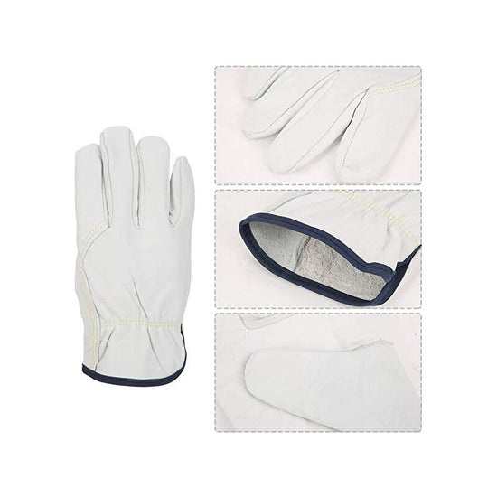 Work Gloves Hand Protection Fire Resistant Welding Glove Super Soft Grain Sheepskin Glove Protective Glove For Tig