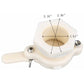 pcs Honey Gate Valve Abs Plastic 2.36″ Extractor Tap Honey Extractor Equipment Honey Tap For Beekeeper (White Honey
